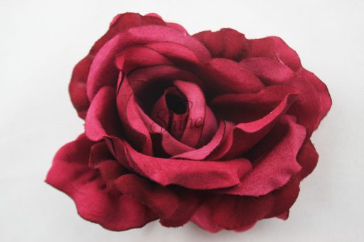Extra Large Rose with Pin Burgundy