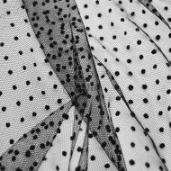 Soft Net with Flocked Micro Spot Black