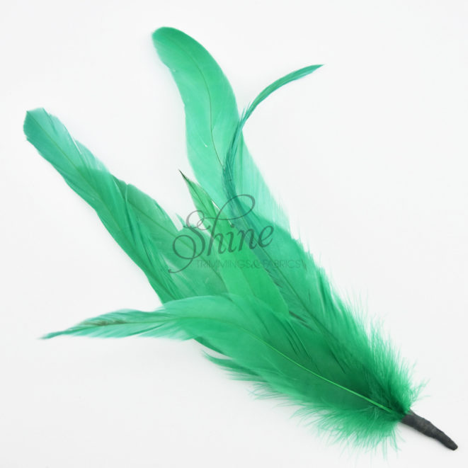 Cocktail Feather Spike Emerald Green – Shine Trimmings & Fabrics