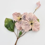 Velvet Pansy Branch Vintage Mauve