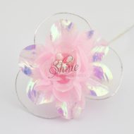 Single Iridescent Sparkle Bloom Pink