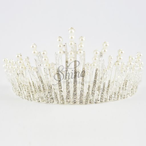 Ice Queen Diamante & Pearl Tiara