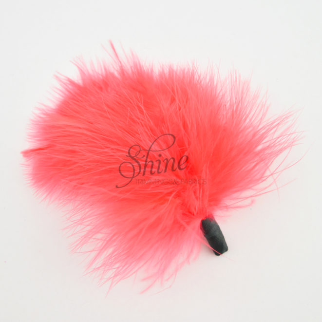 Marabou Tuft Watermelon – Shine Trimmings & Fabrics