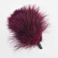 Marabou Tuft Aubergine