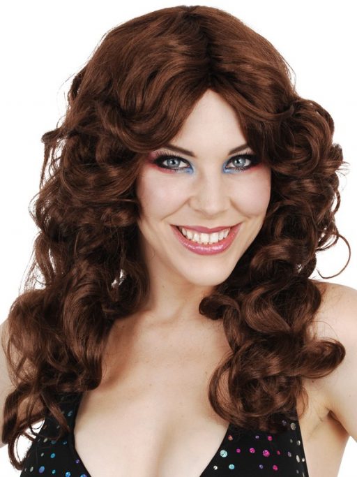 Caroline Brown Curly Wig