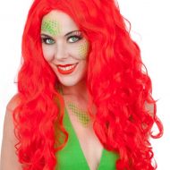 Red Mermaid Wig