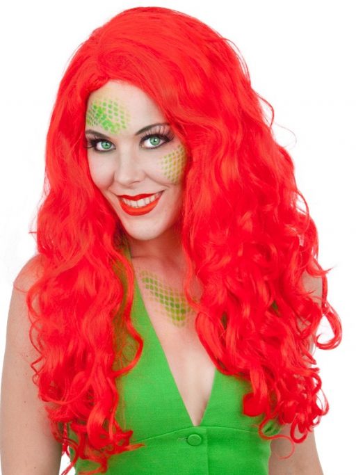 Red Mermaid Wig