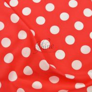 Spotmania Printed Cotton Poplin Coral