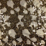 Sequin Stardust Metallic Mesh Gold