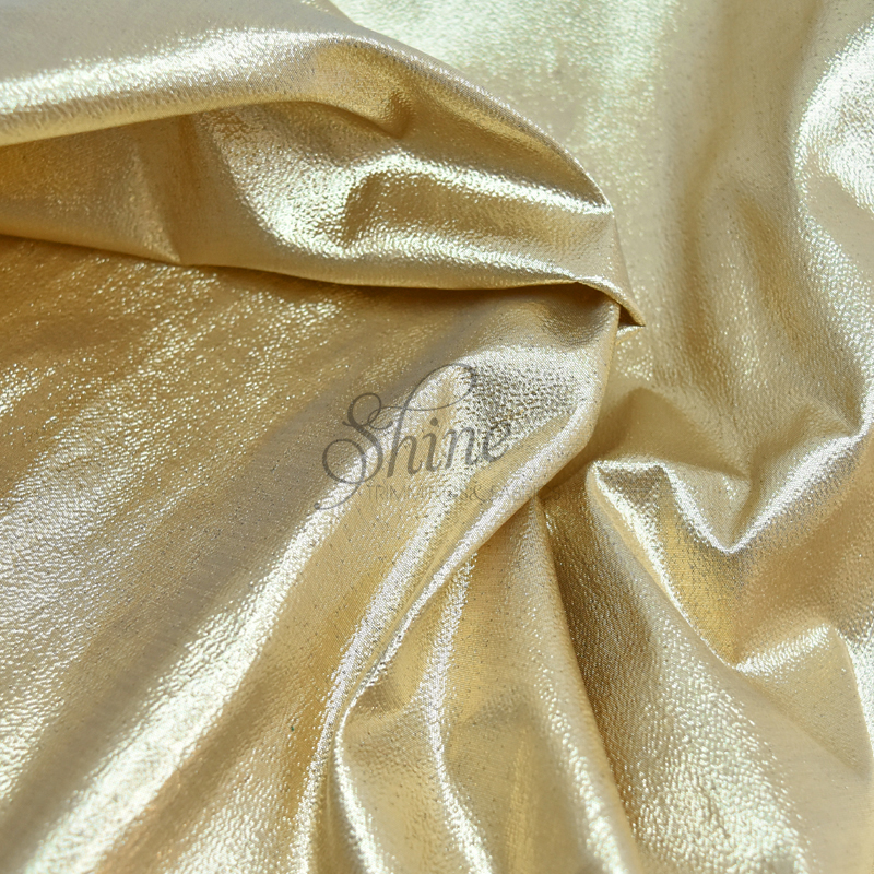 metallic gold fabric