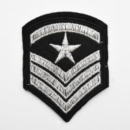 Star Sergeant Iron On Motif