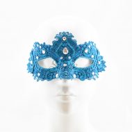 Crystal Lace Mask Turquoise