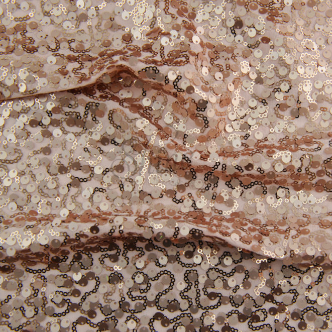 Shine Sequin Fabric Rose Goldgold Shine Trimmings And Fabrics