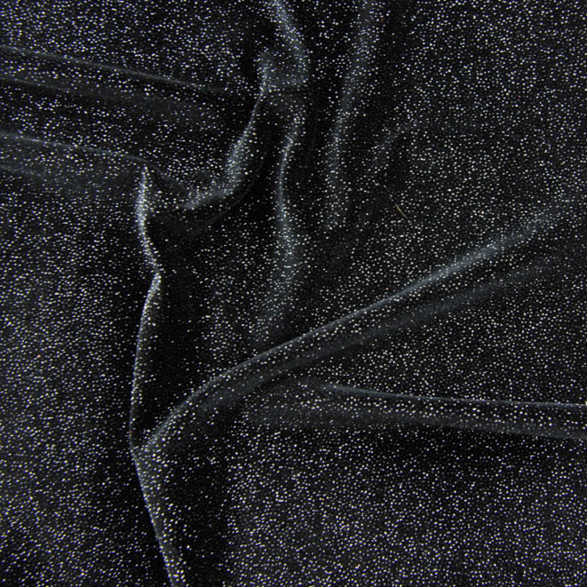 Lush Stretch Velvet – Black – Shine Trimmings & Fabrics