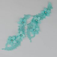 Swirl 3D Motif with Diamantes Pair Holiday #34