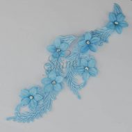 Swirl 3D Motif with Diamantes Pair Prince #34