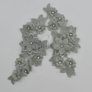 Motif 3D with Mesh Leaves Pair Perla #10
