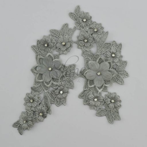 Motif 3D with Mesh Leaves Pair Perla #10