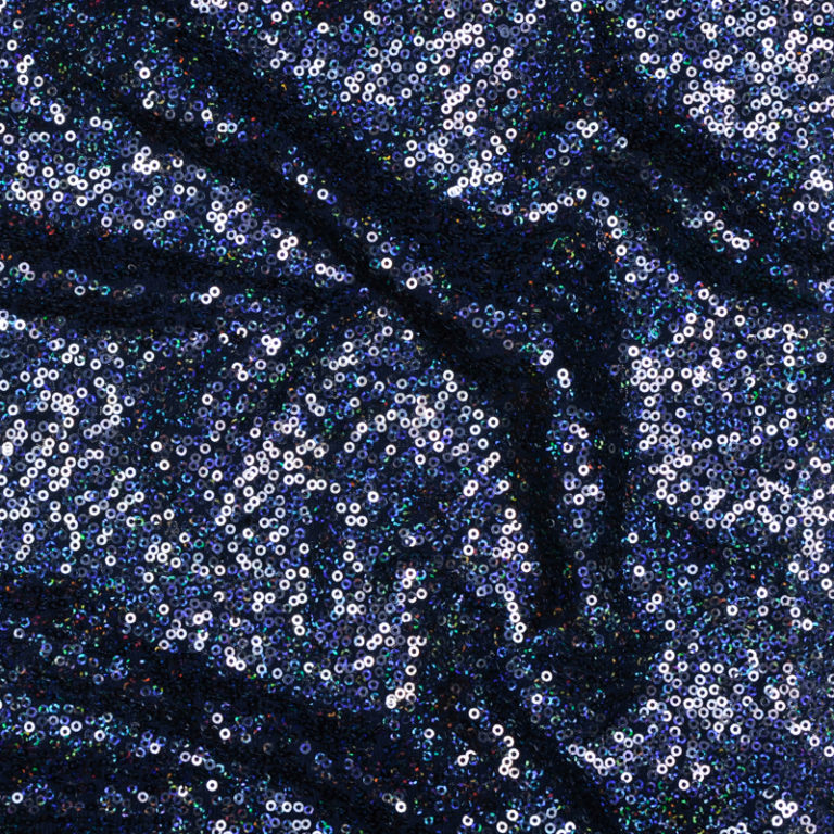 Glitz Stretch Mesh Navy Sparkle – Shine Trimmings & Fabrics