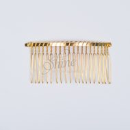 Hair Comb Wire Detail- Gold