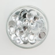 Plastic Crystal Sew On Stones Round 16mm