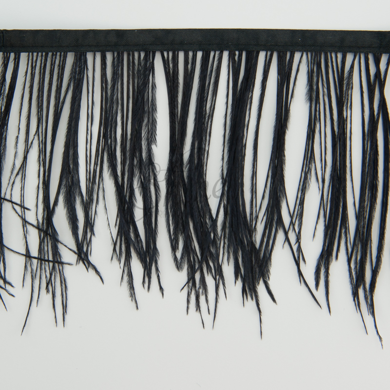 ostrich fringe trim