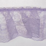 Box Pleated Nylon Lace Trimming 214BP Lilac