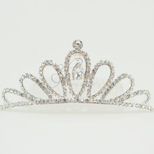 Tiana Diamante Tiara Silver