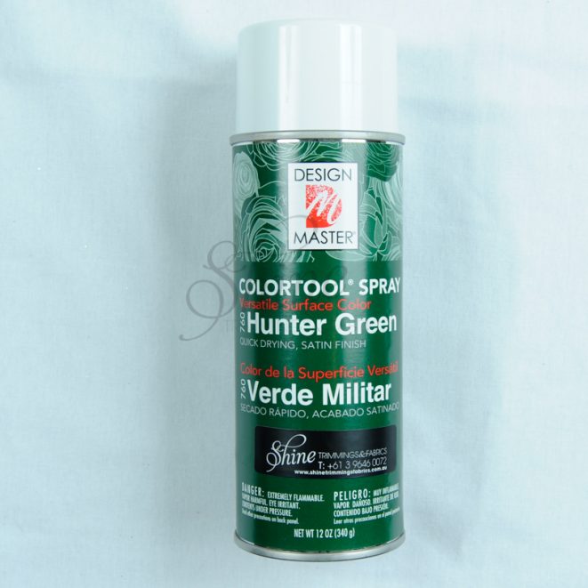 Design Master Colortool Spray Hunter Green Shine Trimmings & Fabrics