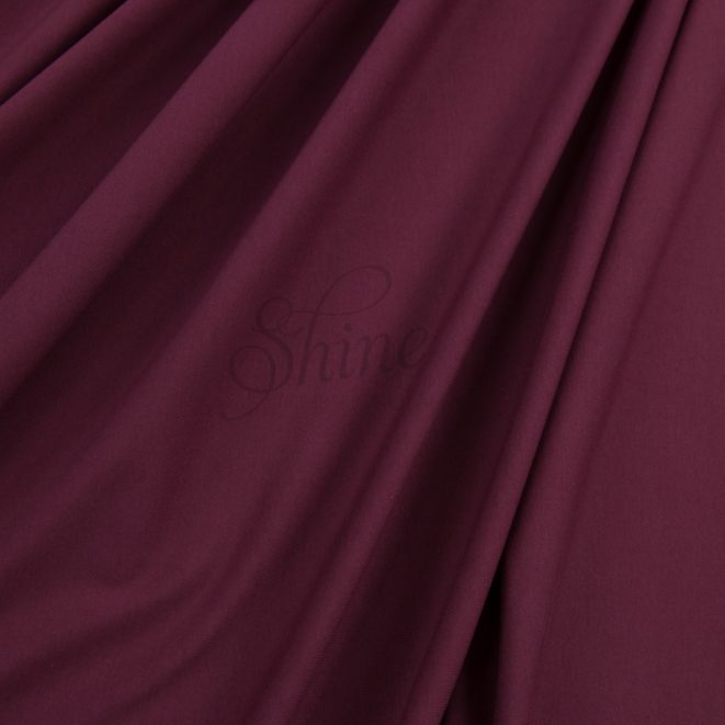 Cotton Spandex Wine Shine Trimmings & Fabrics