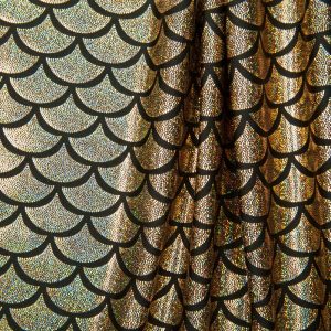 Large Mermaid – Black Gold | Shine Trimmings & Fabrics