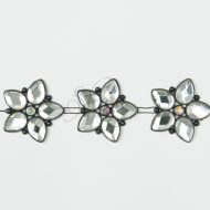 Desert Rose Crystal Trimming - Black Crystal