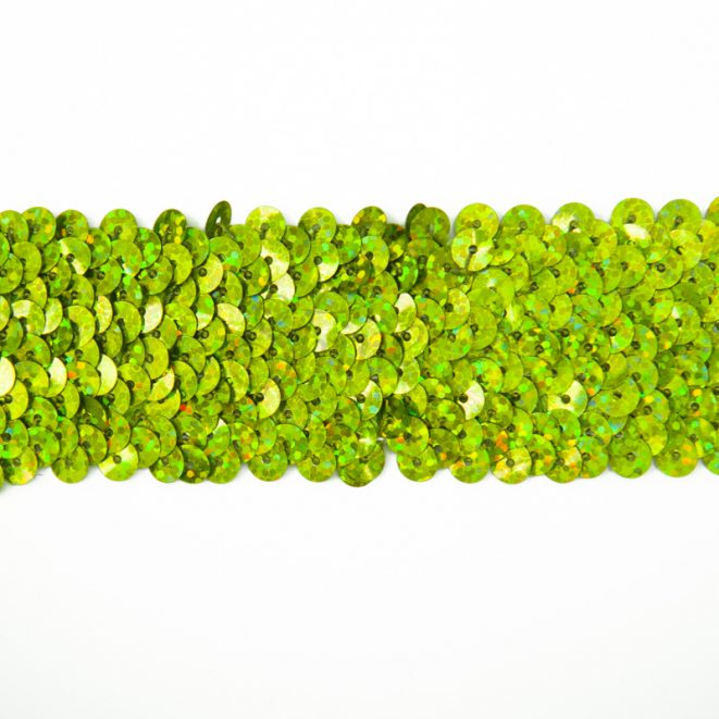 Stretch Sequin Trim 4 Row Lime Sparkle Shine Trimmings And Fabrics