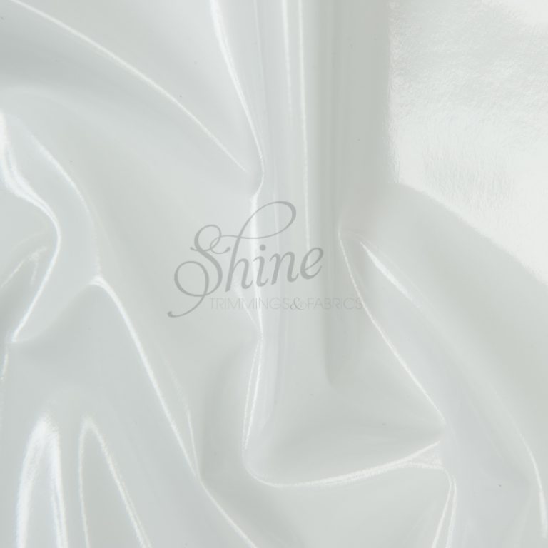 Stretch PVC White Shine Trimmings & Fabrics