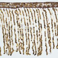 Sequin Fringe 12" Bronze