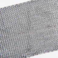 Large Diamante Stretch Mesh Trim Black/Crystal