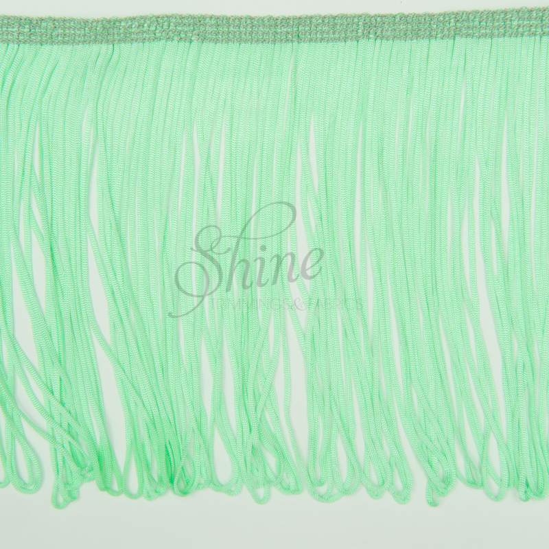 Stretch Fringe – Mint | Shine Trimmings & Fabrics