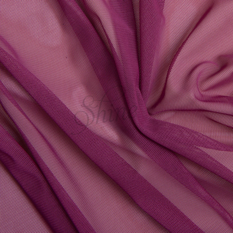 burgundy mesh fabric