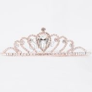 Rania Diamante Tiara - Gold