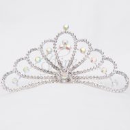 Viviani Diamante Tiara Comb - Silver AB