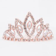 Merida Diamante and Pearl Tiara - Gold
