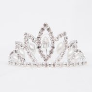 Merida Diamante and Pearl Tiara - Silver
