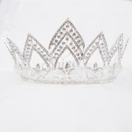 Sydney Diamante and Crystal Tiara - Silver