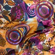 Tribal Native pattern with hologram foil dots