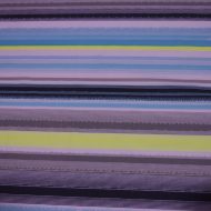 Aqua grey lime stripe