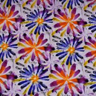 Multi coloured starburst print