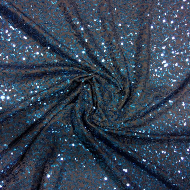 Broadway Sequin Fabric – Navy – Royal Sequin – Shine Trimmings & Fabrics