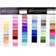 Shimmer & Shimmer Hologram Stretch Spandex Sample Cards