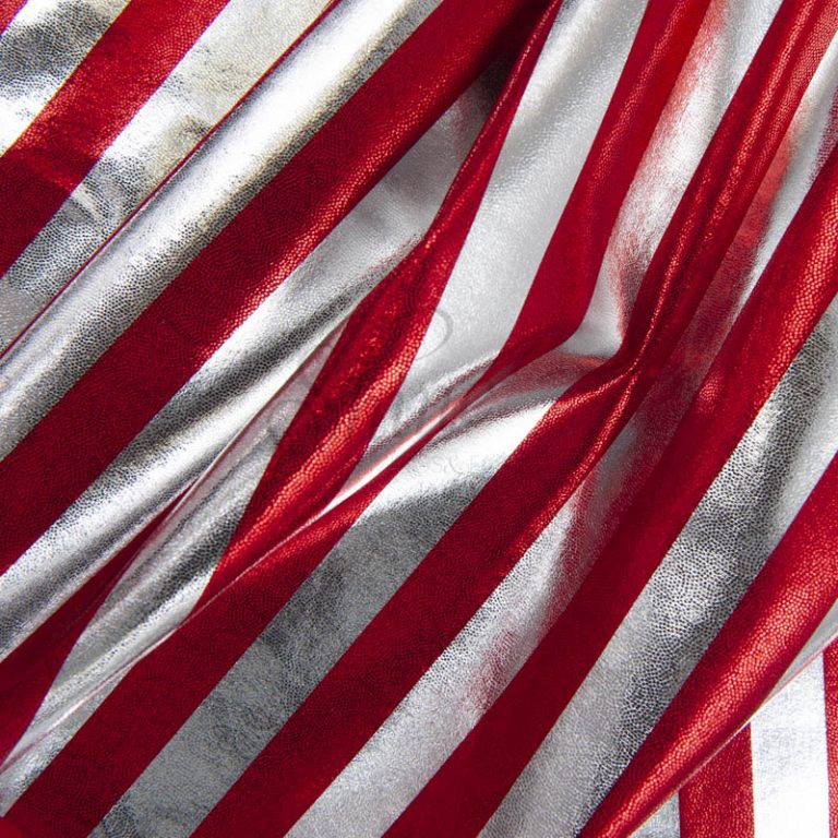 Large Cabaret – Red Silver – Shine Trimmings & Fabrics