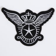 Iron On Large Pilot Wings Embroidered Motif